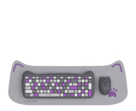 CANYON Zestaw klawiatura i mysz HSET-W6 Violet z podkładką - 1283178 - zdjęcie 1